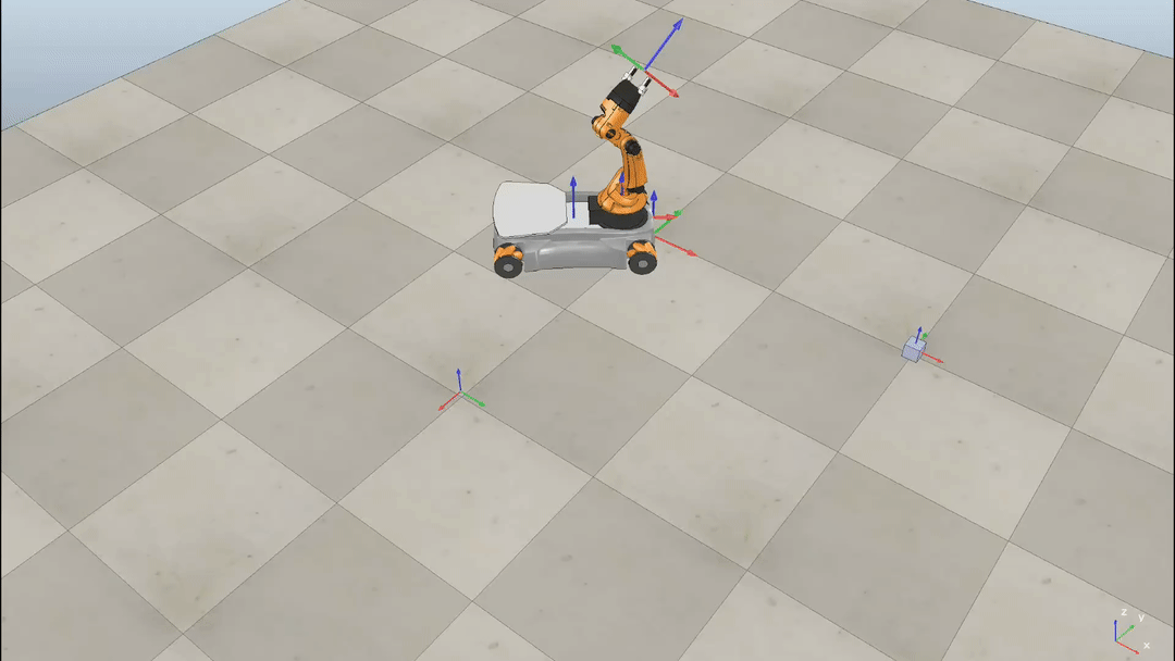 Planning and control of mobile manipulator